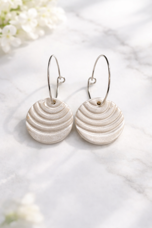 Everyday Textured Hoops