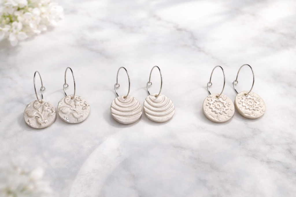 Everyday Textured Hoops